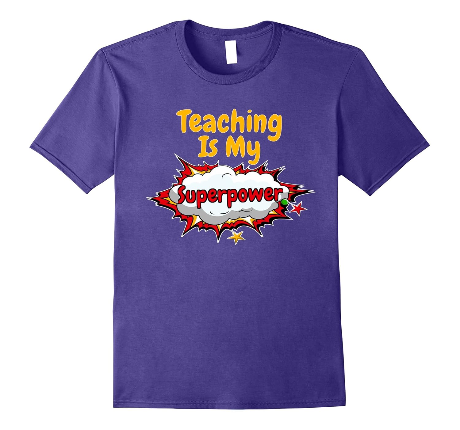 Teaching Is My Superpower Cool Comic Teacher T-Shirt-ANZ