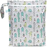 Bumkins Waterproof Wet Bag, Washable, Reusable for Travel, Beach, Pool, Stroller, Diapers, Dirty Gym Clothes, Wet Swimsuits, 