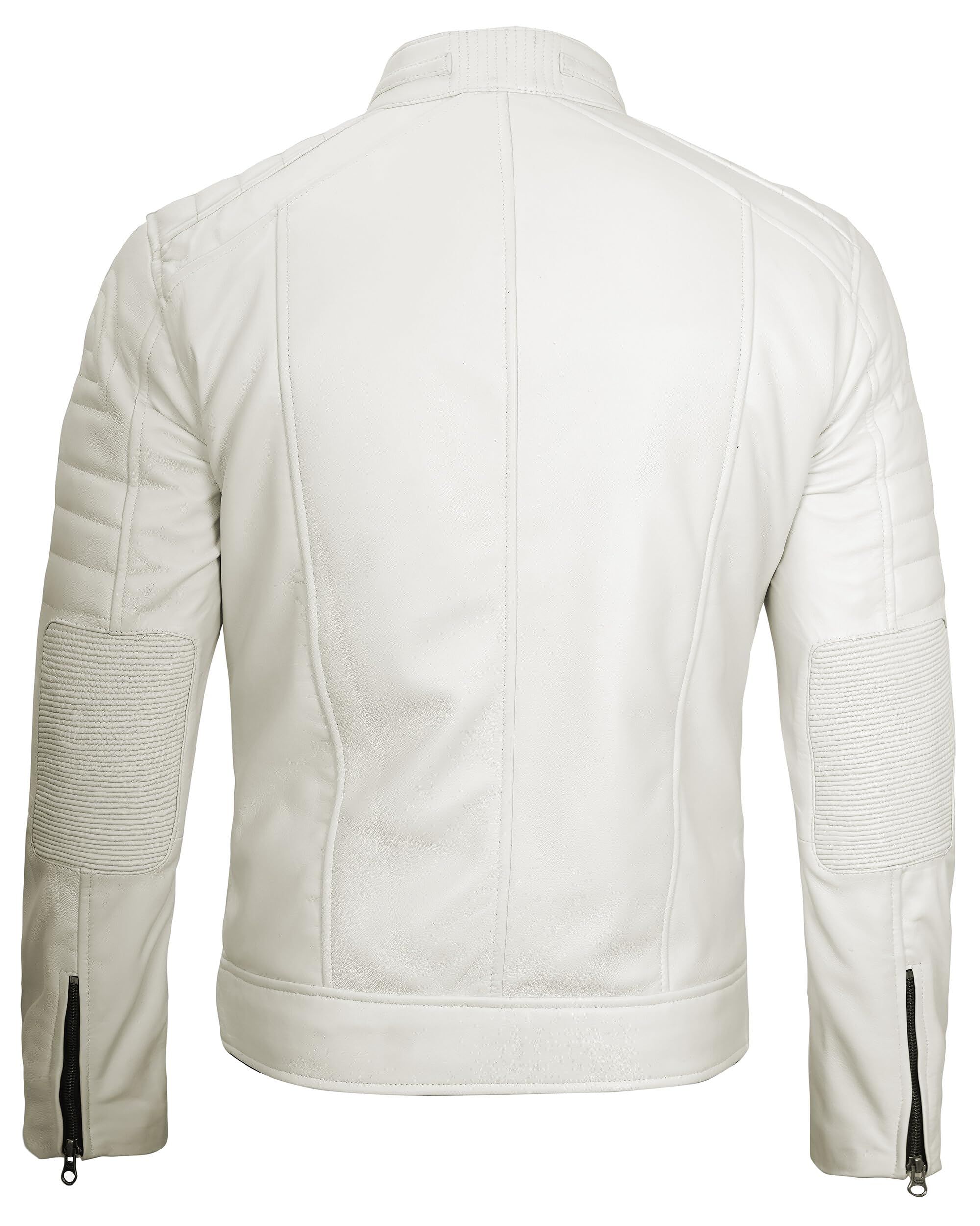 Decrum Motorcycle Jacket - Leather Jacket Men