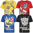 Transformers One Hasbro Boys 4 Pack Short Sleeve T-Shirt for Toddler and Big Kids