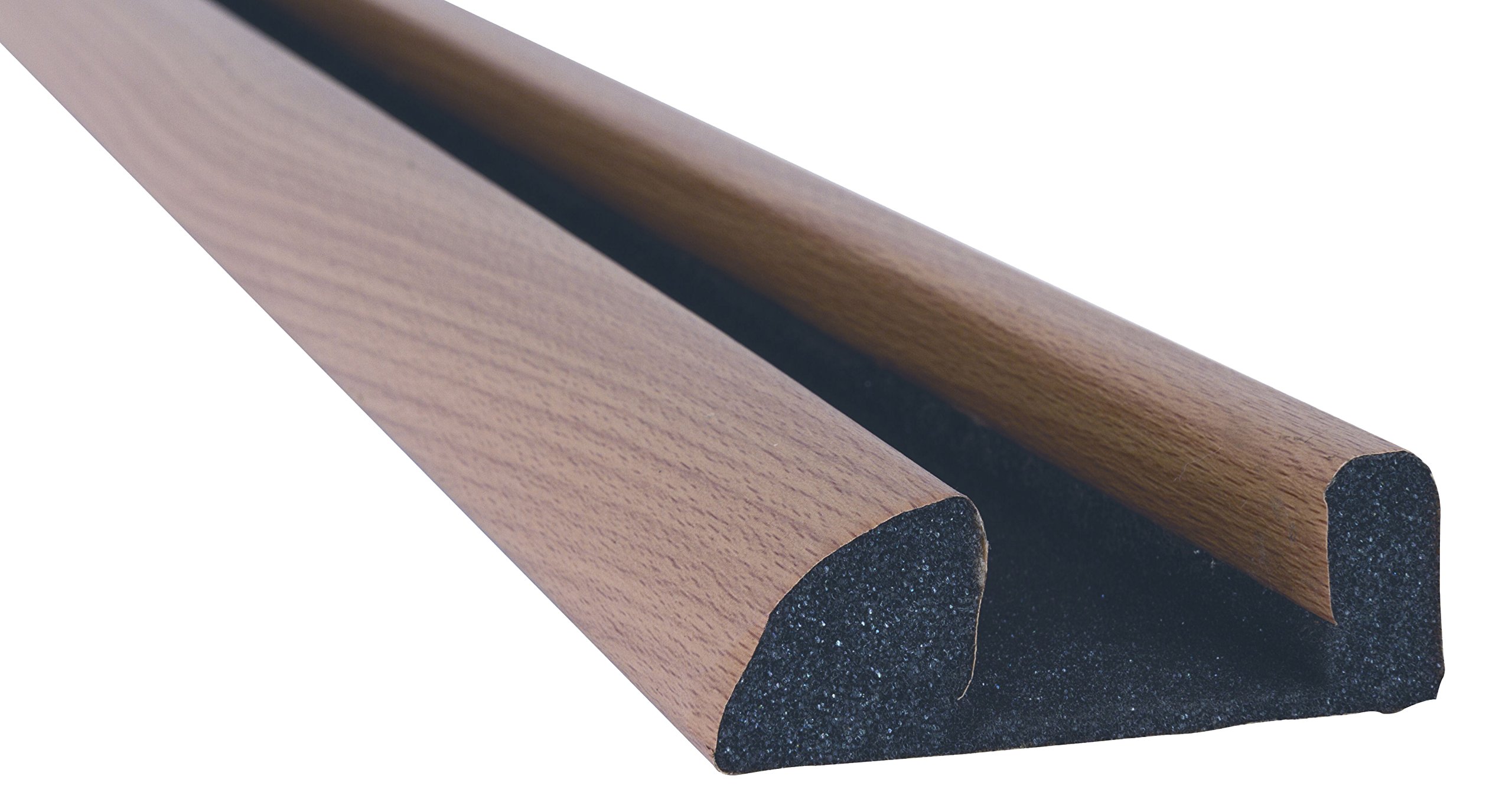 STORMGUARD Internal Foam Under Door Draught Excluder Light Oak