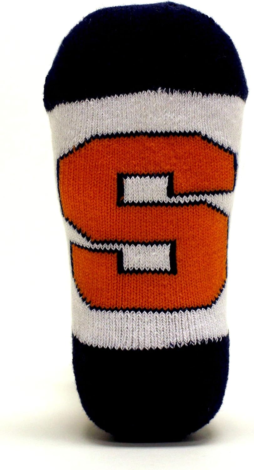 Donegal Bay NCAA Syracuse Orange Unisex Syracuse Baby Qtr Socksyracuse Baby Qtr Sock, Blue, BAX 12-24 Months: Clothing