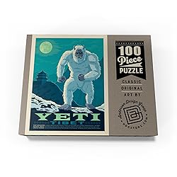 MyPuzzle Mythical Creatures: Yeti, Vintage Poster