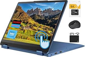 Lenovo IdeaPad 2023 Newest Flex 3i Chromebook 2-in-1 Convertible Laptop, Quad Core Intel N100, 12.2" WUXGA Touchscreen, 4GB R
