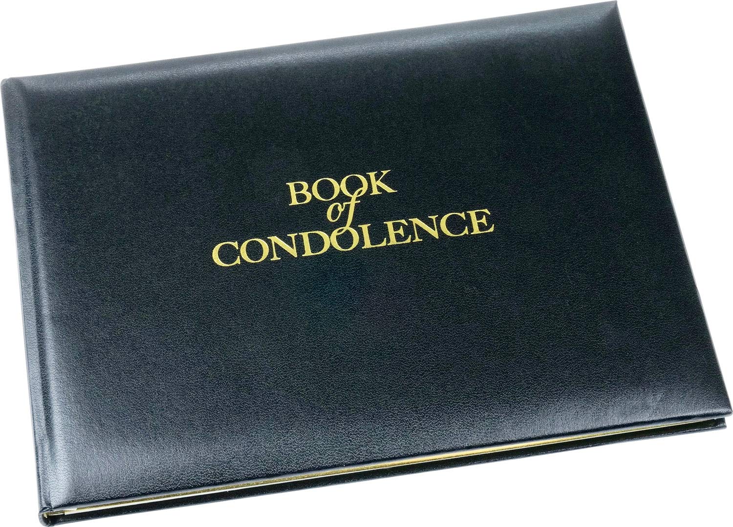 Esposti Memory Book of Condolence for Funeral - Funeral Memory Book with 96 Lined Pages & Storage Pocket for Condolences Cards - Elegant Keepsake for Cherished Memories