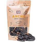 RICO RICO - Dried Ancho Chiles, 4 Oz - Premium Dried Chiles, Great for Birria Sauce, Mexican Mole, Enchiladas, Salsas, Pozole