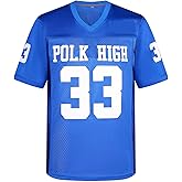 kioken AL Bundy Football Jersey,33 Polk High Shirt Mens Blue Jerseys S-3XL