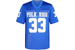 kioken AL Bundy Football Jersey,33 Polk High Shirt Mens Blue Jerseys S-3XL