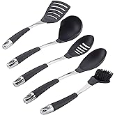 Circulon Harmony Utensil Kitchen Cooking Tools Set, 5 Piece, Black