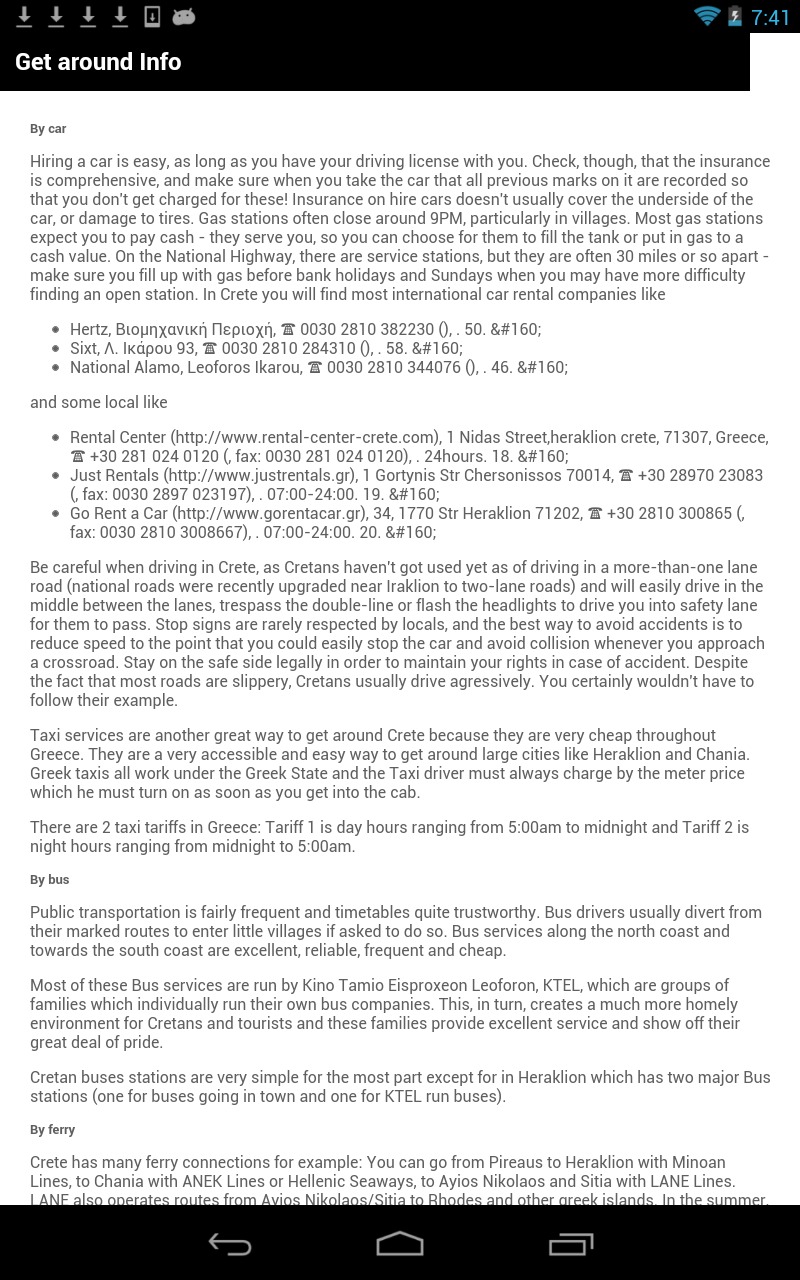 Buenos Aires Offline Travel Guide Appstore for Android