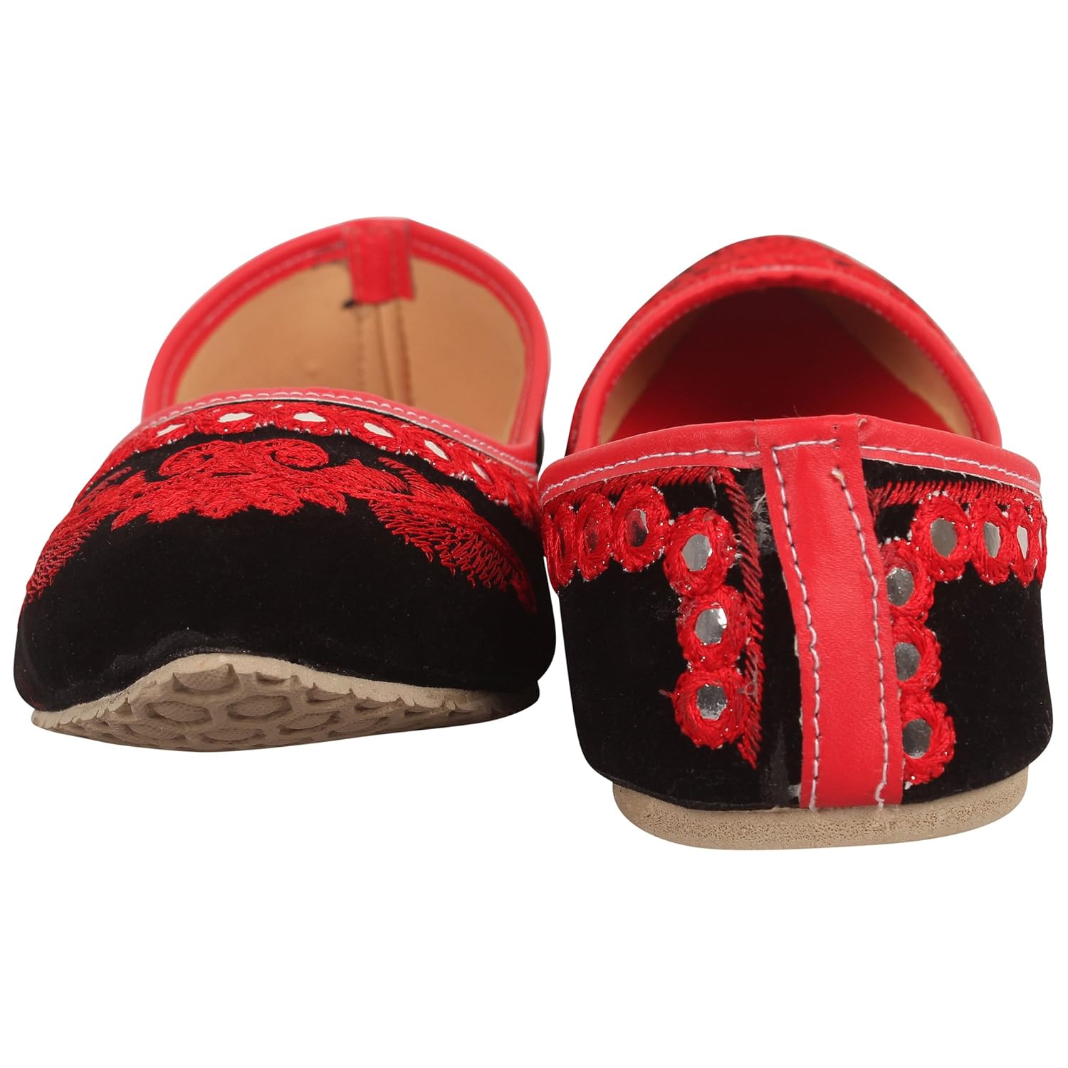 dfr women's velvet jutti