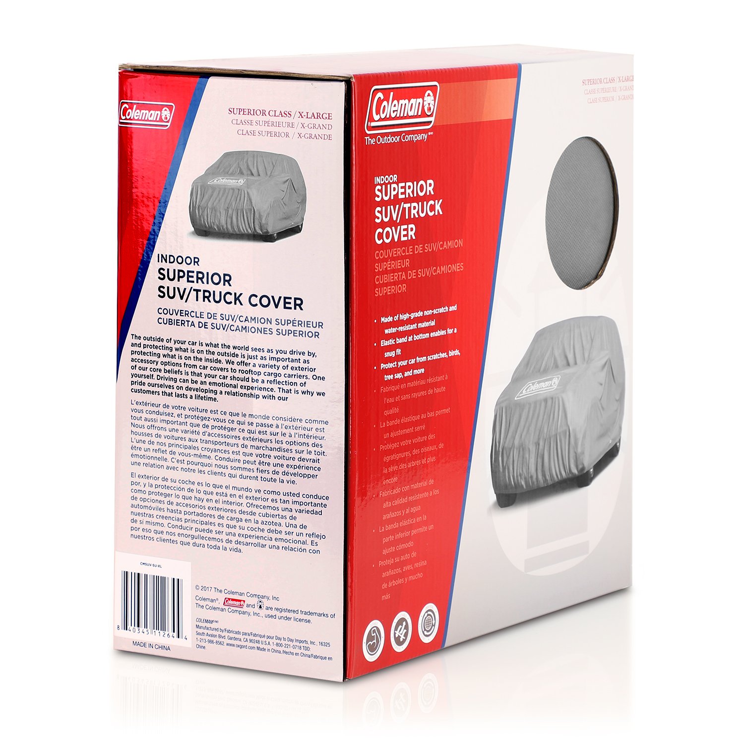 Amazon.com: Coleman Premium Superior SUV Cover - Indoor Cover Dust-proof/Scratch Resistant/Protection for Vehicles up to 225