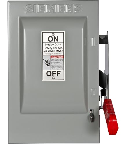 Siemens HNF364J 200-Amp 3 Pole 600-volt 3 Wire Non-Fused Heavy