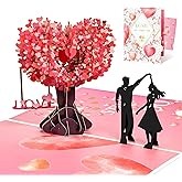 TOYEISHI 3D Pop Up Anniversary Card, I Still Do Love Tree Hearts Couple Wedding Card for Her, Wife, Husband, Him, Girlfriend, Romantic Love Letter Gift for Wedding, Anniversary, Valentines, Birthday