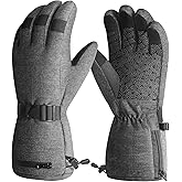 ATERCEL Ski Gloves with 3M Insulation for Men and Women, Waterproof Snow Gloves, Work & Snowboarding Glove
