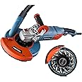WoHenHao 7 Inch Concrete Grinder Set, with Dust Extraction Shroud and Diamond Grinding Wheel, Tile Adhesive Removal Machine