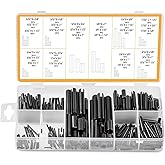 ZELCAN 330pcs SAE Spring Pins, Slotted Roll Pin Kit for Home Improvement Automotive Repair More, 5/32 3/32 5/16 3/8 1/4 7/32 