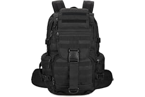 KXBUNQD 50L Military Tactical Backpack Hiking Waterproof Backpack Large Military Pack 3 Day Assault Pack Molle Bag Rucksack