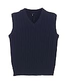 Gioberti Boy's 100% Cotton Soft V-Neck Cable Knit