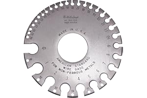 Mitutoyo 950-202, American Standard Wire Gage for 0-36 Gage Non-Ferrous Wire