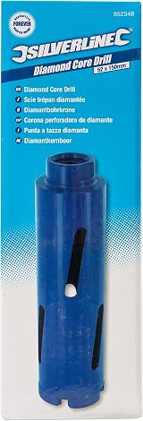 Silverline 852348 Diamond Core Drill Bit 52 x 150mm Masonry Dry Cutting view 2