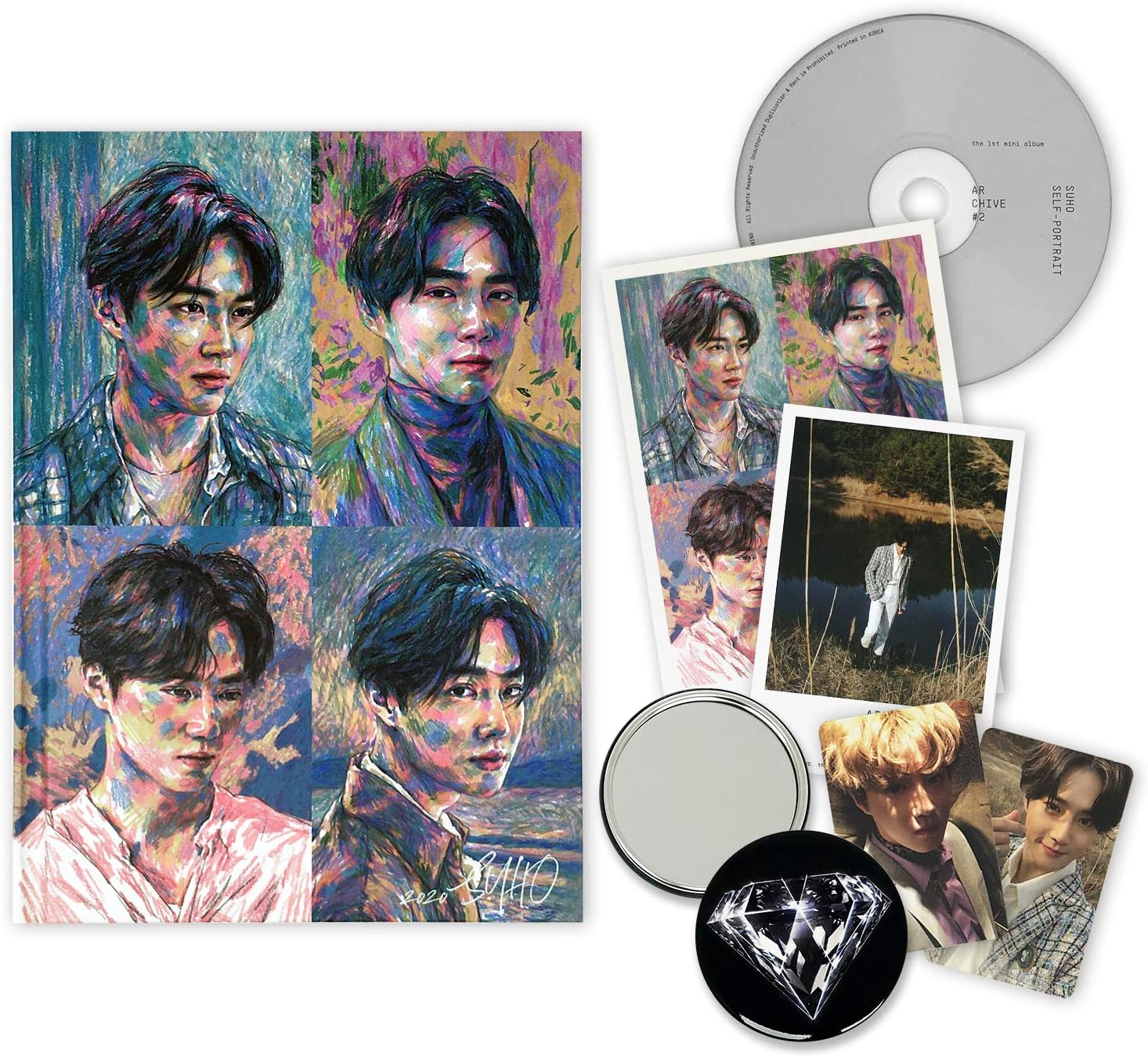 EXO SUHO 1st Mini Album - SELF-PORTRAIT [ Archive #2 ver. ] CD