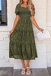 PRETTYGARDEN Women's 2025 Summer Casual Midi