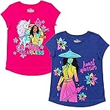 Disney Descendants Tiana Sisu Raya and The Last Dragon Girls 2 Pack Tunic Graphic T-Shirts Infant to Big Kid