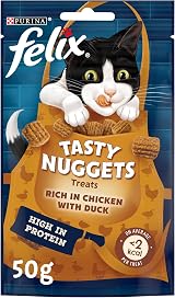 Felix Tasty Nuggets Chicken & Duck Cat Treats 50g Pack of 8 view 1