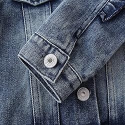 IMEKIS Toddler Baby Denim Jackets Button Down Jeans