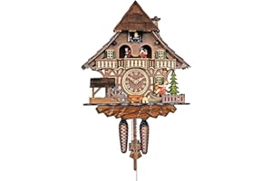 Cuckoo Clock Quartz-movement Chalet-Style 32cm by Engstler