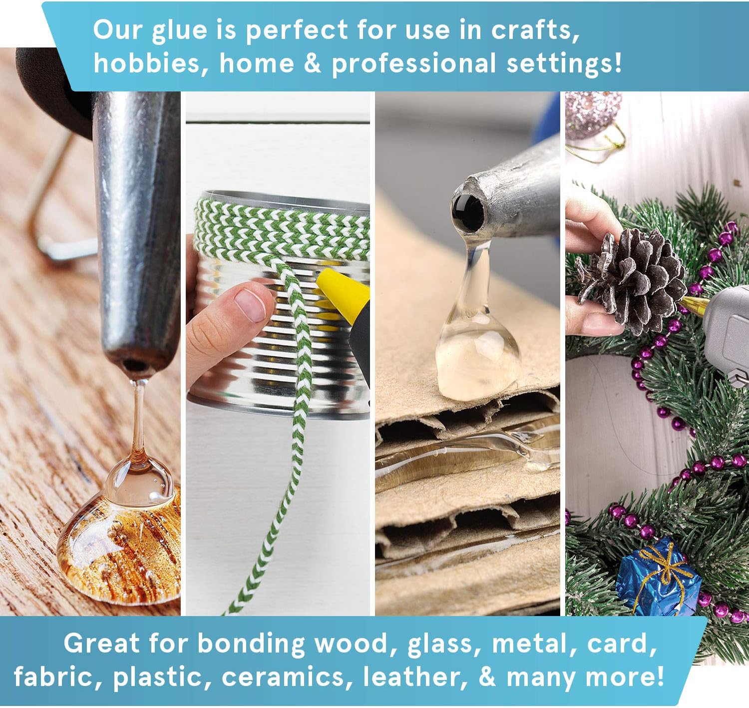 Smith’s® 50 Pack of Professional Grade A+ Hot Glue Sticks 7mm