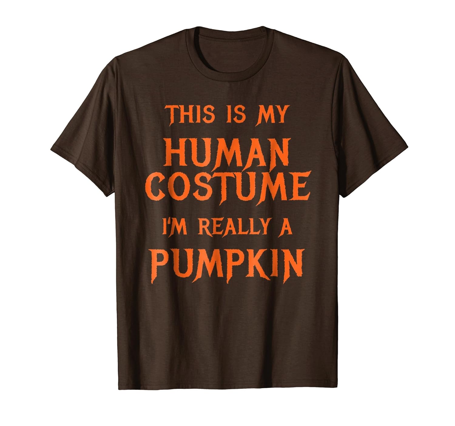 I'm Really a Pumpkin Halloween Costume Shirt Easy Funny Top- TPT