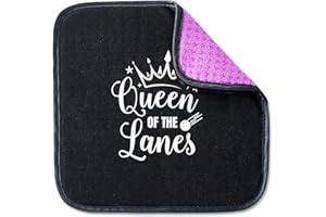 CybGene Bowling Ball Towels to Wipe Off Balls, Funny Microfiber Bowling Towel Accessories