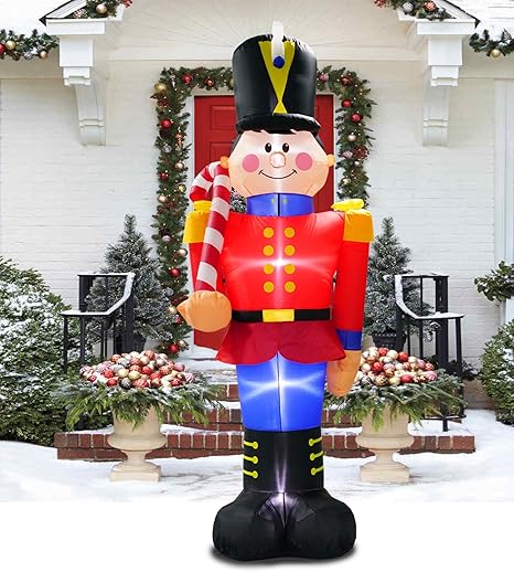 Amazon Com Parayoyo 8 Ft Christmas Nutcracker Decoration