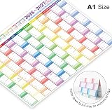 SULOLI 2026 Wall Planner A1 Yearly Calendar 85x58cm UK Staff Office view 6