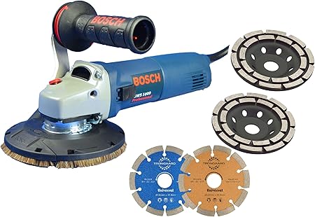 Rehabilitation Defonceuse Meuleuse D Angle Set De Ponceuse A Beton 125 Mm 1100 W Amazon Fr Bricolage