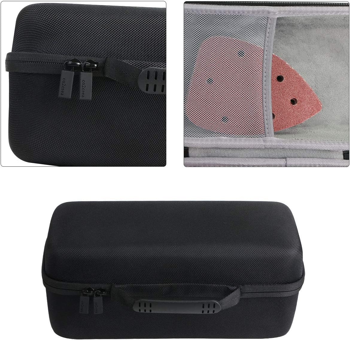 co2crea Hard Travel Case for TACKLIFE Classic Mouse Detail Sander DIY - PMS01A - - 