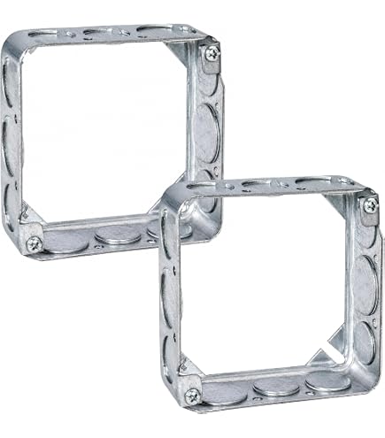 RACO 187 Drawn 1-1/2-Inch Deep 4-Inch Square Electrical Box