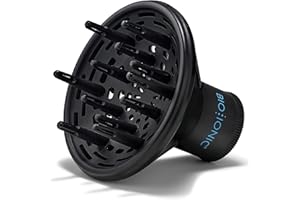 Bio Ionic Universal Diffuser - Fast-Drying Hair Dryer Attachment for Frizz Control & Shine - Fits 2.25" Blow Dryers - Professional Styling Tool for All Hair Types