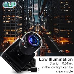 ELP USB Camera with Zoom Lens 2.8-12mm Manual Focus