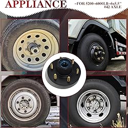 LUXTRKSTO 1 Set 6 on 5.5'' Trailer Hub Kit for