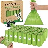 Lifegogo Poo Bags 1140 Count Unscented Extra Thick Leak Proof Dispenser