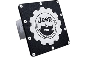 Au-TOMOTIVE GOLD Class III Trailer Hitch Plug for Jeep Performance (Rugged Black)