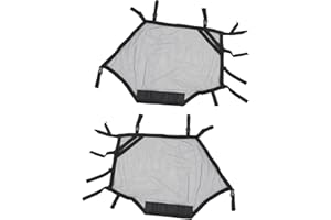 CFTGIW UTV Window Roll Cage Mesh, Window Nets Mesh Shade Cover for Polaris 570 800 900 1000 XP Turbo 2015-2023 2 Seat, Replacement for Polaris 1000 60 INCH PS 2016-2020,