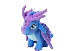 EASELR Wings of Fire Dragon Plush Toy Rainwing Dragon Stuffed Animals Pterosaur Plush Flying Dragon Pillow Plushies Gifts for Fans Kids Boys Girls (Silkwing)