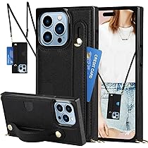 CCSmall for iPhone 16 Pro Max Crossbody Case with Card Slot Holder