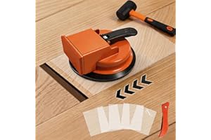 2026 New Floor Gap Fixer Tool Kit, Enhanced Suction Cup Floor Gap Repair & Leveling Tool with Slot Cutter, Fix Gaps for Lamin