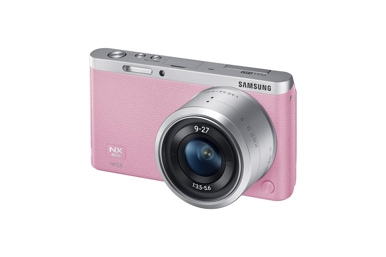 Amazon Com Samsung Nx Mini  Mp Cmos Smart Wifi Nfc Mirrorless Digital Camera With  Mm Lens And  Flip Up Lcd Touch Screenpink Camera Photo