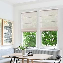 Hiifroy Roman Shades for Window, Light Filtering
